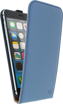 Mobilize Telefoonhoesje geschikt voor Apple iPhone 6 Plus Hoesje | Mobilize Ultra Slim Flip Flipcase - Blauw