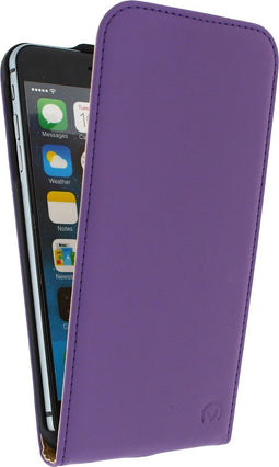 Mobilize Telefoonhoesje geschikt voor Apple iPhone 6 Plus Hoesje | Mobilize Ultra Slim Flip Flipcase - Paars