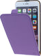 Mobilize Telefoonhoesje geschikt voor Apple iPhone 6 Plus Hoesje | Mobilize Ultra Slim Flip Flipcase - Paars