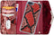 Mobilize Telefoonhoesje geschikt voor Apple iPhone 6 Plus Hoesje | Mobilize Gelly Velvet Uitneembare 2in1 Clutch | Pasjeshouder voor 3 Pasjes | Telefoonhoesje voor Pinpas / OV Kaart / Rijbewijs - Red Snake | Rood