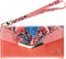 Mobilize Telefoonhoesje geschikt voor Apple iPhone 6 Plus Hoesje | Mobilize Gelly Velvet Uitneembare 2in1 Clutch | Pasjeshouder voor 3 Pasjes | Telefoonhoesje voor Pinpas / OV Kaart / Rijbewijs - Coral Snake | Rood