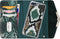 Mobilize Telefoonhoesje geschikt voor Apple iPhone 6 Plus Hoesje | Mobilize Gelly Velvet Uitneembare 2in1 Clutch | Pasjeshouder voor 3 Pasjes | Telefoonhoesje voor Pinpas / OV Kaart / Rijbewijs - Green Snake | Groen
