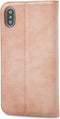 Mobilize Telefoonhoesje geschikt voor Apple iPhone X Hoesje | Mobilize Premium Gelly Bookcase | Pasjeshouder voor 1 Pasje | Telefoonhoesje voor Pinpas / OV Kaart / Rijbewijs - Roze