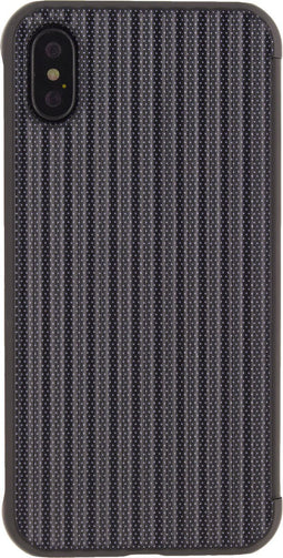 Mobilize Telefoonhoesje geschikt voor Apple iPhone X Hoesje | Mobilize Elegant Book Bookcase | Pasjeshouder voor 1 Pasje | Telefoonhoesje voor Pinpas / OV Kaart / Rijbewijs - Zwart