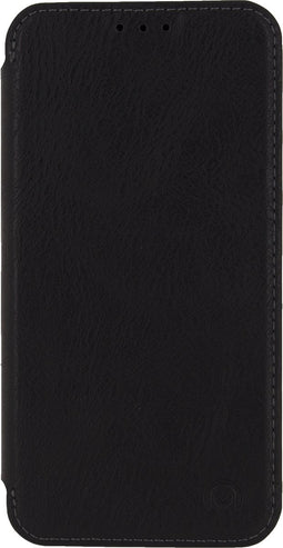 Mobilize Telefoonhoesje geschikt voor Apple iPhone X Hoesje | Mobilize Slim Gelly Bookcase - Zwart
