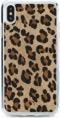 Mobilize Telefoonhoesje geschikt voor Apple iPhone X Hoesje | Mobilize Gelly Uitneembare 2in1 Clutch | Pasjeshouder voor 3 Pasjes | Telefoonhoesje voor Pinpas / OV Kaart / Rijbewijs - Leopard | Bruin,groen
