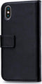 Mobilize Telefoonhoesje geschikt voor Apple iPhone X Hoesje | Mobilize Classic Gelly Wallet Bookcase | Pasjeshouder voor 2 Pasjes | Telefoonhoesje voor Pinpas / OV Kaart / Rijbewijs - Zwart