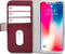 Mobilize Telefoonhoesje geschikt voor Apple iPhone X Hoesje | Mobilize Elite Gelly Bookcase | Pasjeshouder voor 3 Pasjes | Telefoonhoesje voor Pinpas / OV Kaart / Rijbewijs - Rood