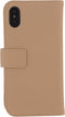 Mobilize Telefoonhoesje geschikt voor Apple iPhone X Hoesje | Mobilize Elite Gelly Bookcase | Pasjeshouder voor 3 Pasjes | Telefoonhoesje voor Pinpas / OV Kaart / Rijbewijs - Sand | Roze