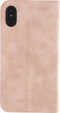 Mobilize Telefoonhoesje geschikt voor Apple iPhone X Hoesje | Mobilize Premium Gelly Bookcase | Pasjeshouder voor 1 Pasje | Telefoonhoesje voor Pinpas / OV Kaart / Rijbewijs - Roze
