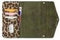 Mobilize Telefoonhoesje geschikt voor Apple iPhone X Hoesje | Mobilize Gelly Uitneembare 2in1 Clutch | Pasjeshouder voor 3 Pasjes | Telefoonhoesje voor Pinpas / OV Kaart / Rijbewijs - Leopard | Bruin,groen