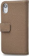 Mobilize Telefoonhoesje geschikt voor Apple iPhone XR Hoesje | Mobilize Elite Gelly Bookcase Portemonnee | Pasjeshouder voor 3 Pasjes | Telefoonhoesje voor Pinpas / OV Kaart / Rijbewijs - Taupe