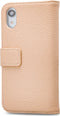 Mobilize Telefoonhoesje geschikt voor Apple iPhone XR Hoesje | Mobilize Elite Gelly Bookcase Portemonnee | Pasjeshouder voor 3 Pasjes | Telefoonhoesje voor Pinpas / OV Kaart / Rijbewijs - Sand | Roze