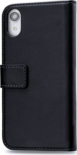 Mobilize Telefoonhoesje geschikt voor Apple iPhone XR Hoesje | Mobilize Classic Gelly Wallet Bookcase Portemonnee | Pasjeshouder voor 2 Pasjes | Telefoonhoesje voor Pinpas / OV Kaart / Rijbewijs - Zwart