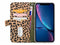 Mobilize Telefoonhoesje geschikt voor Apple iPhone XR Hoesje | Mobilize Magnet Zipper Uitneembare 2in1 Bookcase Portemonnee | Pasjeshouder voor 3 Pasjes | Telefoonhoesje voor Pinpas / OV Kaart / Rijbewijs - Leopard | Bruin,groen
