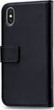 Mobilize Telefoonhoesje geschikt voor Apple iPhone XS Max Hoesje | Mobilize Classic Gelly Wallet Bookcase Portemonnee | Pasjeshouder voor 2 Pasjes | Telefoonhoesje voor Pinpas / OV Kaart / Rijbewijs - Zwart