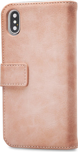 Mobilize Telefoonhoesje geschikt voor Apple iPhone XS Max Hoesje | Mobilize Elite Gelly Bookcase Portemonnee | Pasjeshouder voor 3 Pasjes | Telefoonhoesje voor Pinpas / OV Kaart / Rijbewijs - Soft Pink | Roze