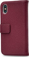 Mobilize Telefoonhoesje geschikt voor Apple iPhone XS Max Hoesje | Mobilize Elite Gelly Bookcase Portemonnee | Pasjeshouder voor 3 Pasjes | Telefoonhoesje voor Pinpas / OV Kaart / Rijbewijs - Bordeaux Rood