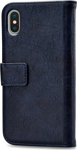 Mobilize Telefoonhoesje geschikt voor Apple iPhone XS Max Hoesje | Mobilize Elite Gelly Bookcase Portemonnee | Pasjeshouder voor 3 Pasjes | Telefoonhoesje voor Pinpas / OV Kaart / Rijbewijs - Blauw