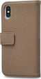 Mobilize Telefoonhoesje geschikt voor Apple iPhone XS Max Hoesje | Mobilize Elite Gelly Bookcase Portemonnee | Pasjeshouder voor 3 Pasjes | Telefoonhoesje voor Pinpas / OV Kaart / Rijbewijs - Taupe