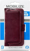 Mobilize Telefoonhoesje geschikt voor Apple iPhone XS Max Hoesje | Mobilize Gelly Zipper Uitneembare 2in1 Clutch | Pasjeshouder voor 3 Pasjes | Telefoonhoesje voor Pinpas / OV Kaart / Rijbewijs - Bordeaux | Bordeaux rood