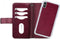 Mobilize Telefoonhoesje geschikt voor Apple iPhone XS Max Hoesje | Mobilize Gelly Zipper Uitneembare 2in1 Clutch | Pasjeshouder voor 3 Pasjes | Telefoonhoesje voor Pinpas / OV Kaart / Rijbewijs - Bordeaux | Bordeaux rood
