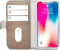 Mobilize Telefoonhoesje geschikt voor Apple iPhone XS Max Hoesje | Mobilize Elite Gelly Bookcase Portemonnee | Pasjeshouder voor 3 Pasjes | Telefoonhoesje voor Pinpas / OV Kaart / Rijbewijs - Taupe