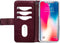 Mobilize Telefoonhoesje geschikt voor Apple iPhone XS Max Hoesje | Mobilize Gelly Zipper Uitneembare 2in1 Clutch | Pasjeshouder voor 3 Pasjes | Telefoonhoesje voor Pinpas / OV Kaart / Rijbewijs - Bordeaux | Bordeaux rood