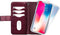 Mobilize Telefoonhoesje geschikt voor Apple iPhone XS Max Hoesje | Mobilize Gelly Zipper Uitneembare 2in1 Clutch | Pasjeshouder voor 3 Pasjes | Telefoonhoesje voor Pinpas / OV Kaart / Rijbewijs - Bordeaux | Bordeaux rood