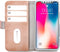 Mobilize Telefoonhoesje geschikt voor Apple iPhone XS Max Hoesje | Mobilize Elite Gelly Bookcase Portemonnee | Pasjeshouder voor 3 Pasjes | Telefoonhoesje voor Pinpas / OV Kaart / Rijbewijs - Soft Pink | Roze