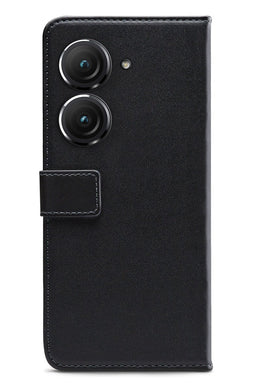 Mobilize Telefoonhoesje geschikt voor ASUS Zenfone 9 Hoesje | Mobilize Classic Gelly Wallet Bookcase Portemonnee | Pasjeshouder voor 2 Pasjes | Telefoonhoesje voor Pinpas / OV Kaart / Rijbewijs - Zwart