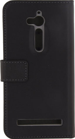 Mobilize Telefoonhoesje geschikt voor ASUS ZenFone Go Hoesje | Mobilize Classic Gelly Bookcase Portemonnee | Pasjeshouder voor 2 Pasjes | Telefoonhoesje voor Pinpas / OV Kaart / Rijbewijs - Zwart