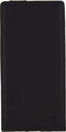 Mobilize Telefoonhoesje geschikt voor Blackberry Motion Hoesje | Mobilize Classic Gelly Flipcase | Pasjeshouder voor 1 Pasje | Telefoonhoesje voor Pinpas / OV Kaart / Rijbewijs - Zwart