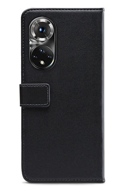 Mobilize Telefoonhoesje geschikt voor HONOR 50 Pro Hoesje | Mobilize Classic Gelly Wallet Bookcase Portemonnee | Pasjeshouder voor 2 Pasjes | Telefoonhoesje voor Pinpas / OV Kaart / Rijbewijs - Zwart