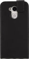Mobilize Telefoonhoesje geschikt voor HONOR 6A Hoesje | Mobilize Classic Gelly Flipcase | Pasjeshouder voor 1 Pasje | Telefoonhoesje voor Pinpas / OV Kaart / Rijbewijs - Zwart