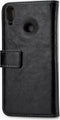 Mobilize Telefoonhoesje geschikt voor HONOR 8X Hoesje | Mobilize Elite Gelly Bookcase Portemonnee | Pasjeshouder voor 3 Pasjes | Telefoonhoesje voor Pinpas / OV Kaart / Rijbewijs - Zwart