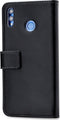 Mobilize Telefoonhoesje geschikt voor HONOR 8X Max Hoesje | Mobilize Classic Gelly Wallet Bookcase Portemonnee | Pasjeshouder voor 2 Pasjes | Telefoonhoesje voor Pinpas / OV Kaart / Rijbewijs - Zwart