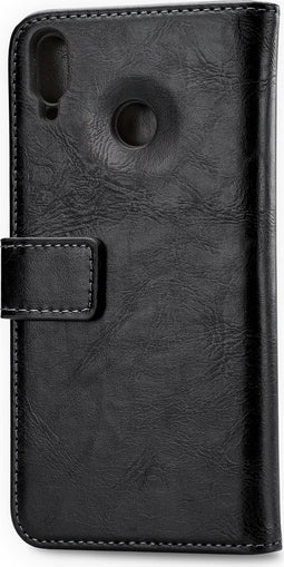 Mobilize Telefoonhoesje geschikt voor HONOR 8X Max Hoesje | Mobilize Elite Gelly Bookcase Portemonnee | Pasjeshouder voor 3 Pasjes | Telefoonhoesje voor Pinpas / OV Kaart / Rijbewijs - Zwart