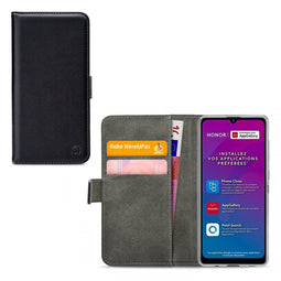 Mobilize Telefoonhoesje geschikt voor HONOR 9A Hoesje | Mobilize Classic Gelly Wallet Bookcase Portemonnee | Pasjeshouder voor 2 Pasjes | Telefoonhoesje voor Pinpas / OV Kaart / Rijbewijs - Zwart