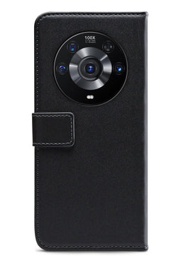 Mobilize Telefoonhoesje geschikt voor HONOR Magic 3 5G Hoesje | Mobilize Classic Gelly Wallet Bookcase Portemonnee | Pasjeshouder voor 2 Pasjes | Telefoonhoesje voor Pinpas / OV Kaart / Rijbewijs - Zwart