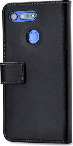 Mobilize Telefoonhoesje geschikt voor HONOR View 20 Hoesje | Mobilize Classic Gelly Wallet Bookcase Portemonnee | Pasjeshouder voor 2 Pasjes | Telefoonhoesje voor Pinpas / OV Kaart / Rijbewijs - Zwart