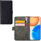 Mobilize Telefoonhoesje geschikt voor HONOR X8 Hoesje | Mobilize Classic Gelly Wallet Bookcase Portemonnee | Pasjeshouder voor 2 Pasjes | Telefoonhoesje voor Pinpas / OV Kaart / Rijbewijs - Zwart