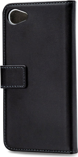 Mobilize Telefoonhoesje geschikt voor HTC Desire 12 Hoesje | Mobilize Classic Gelly Wallet Bookcase Portemonnee | Pasjeshouder voor 2 Pasjes | Telefoonhoesje voor Pinpas / OV Kaart / Rijbewijs - Zwart