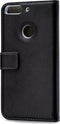 Mobilize Telefoonhoesje geschikt voor HTC Desire 12 Plus Hoesje | Mobilize Classic Gelly Wallet Bookcase Portemonnee | Pasjeshouder voor 2 Pasjes | Telefoonhoesje voor Pinpas / OV Kaart / Rijbewijs - Zwart