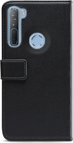Mobilize Telefoonhoesje geschikt voor HTC Desire 20 Pro Hoesje | Mobilize Classic Gelly Wallet Bookcase Portemonnee | Pasjeshouder voor 2 Pasjes | Telefoonhoesje voor Pinpas / OV Kaart / Rijbewijs - Zwart