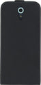 Mobilize Telefoonhoesje geschikt voor HTC Desire 620 Hoesje | Mobilize Classic Flip Flipcase | Pasjeshouder voor 1 Pasje | Telefoonhoesje voor Pinpas / OV Kaart / Rijbewijs - Zwart