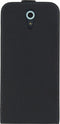 Mobilize Telefoonhoesje geschikt voor HTC Desire 620 Hoesje | Mobilize Classic Flip Flipcase | Pasjeshouder voor 1 Pasje | Telefoonhoesje voor Pinpas / OV Kaart / Rijbewijs - Zwart