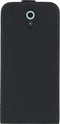 Mobilize Telefoonhoesje geschikt voor HTC Desire 620 Hoesje | Mobilize Classic Flip Flipcase | Pasjeshouder voor 1 Pasje | Telefoonhoesje voor Pinpas / OV Kaart / Rijbewijs - Zwart