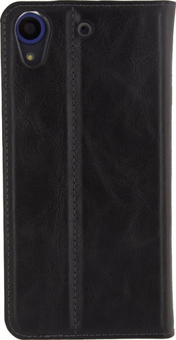 Mobilize Telefoonhoesje geschikt voor HTC Desire 650 Hoesje | Mobilize Premium Gelly Bookcase Portemonnee | Pasjeshouder voor 1 Pasje | Telefoonhoesje voor Pinpas / OV Kaart / Rijbewijs - Zwart