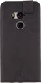 Mobilize Telefoonhoesje geschikt voor HTC U11 Plus Hoesje | Mobilize Classic Gelly Flipcase | Pasjeshouder voor 1 Pasje | Telefoonhoesje voor Pinpas / OV Kaart / Rijbewijs - Zwart